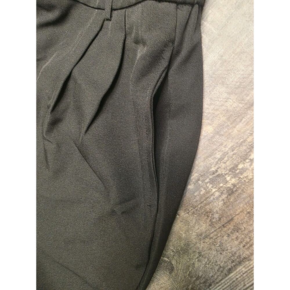 ZAFUL Pants Womens Size L Black Wide Leg Elastic Waist Side Pockets NWT - Picture 6 of 10